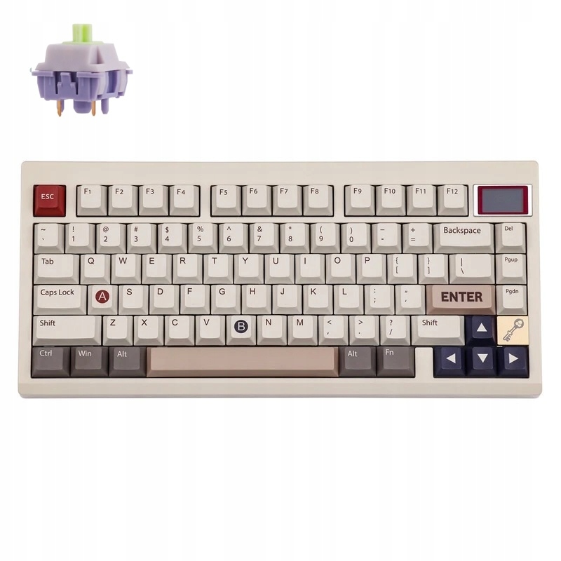 Klawiatura mechaniczna Epomaker TH80 Pro V2 Wisteria Linear Switch – Nowa jakość w Twoim biurze