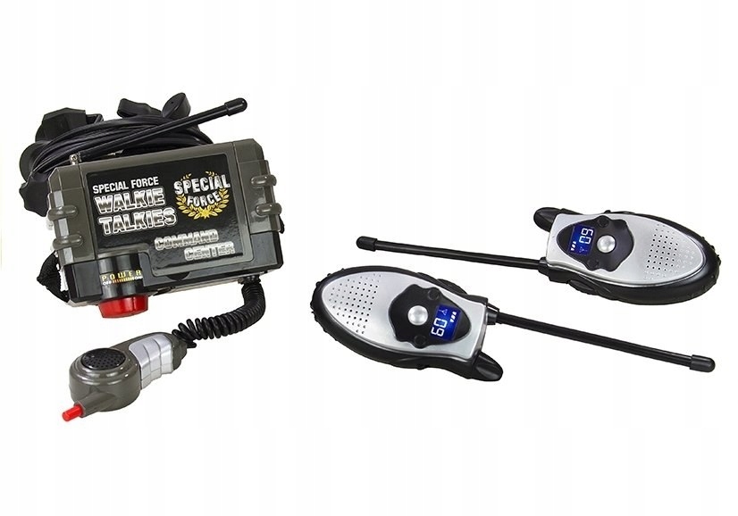Zestaw Walkie Talkie Baza Krótkofalówki Radio LEAN Toys – Idealna zabawa dla dzieci