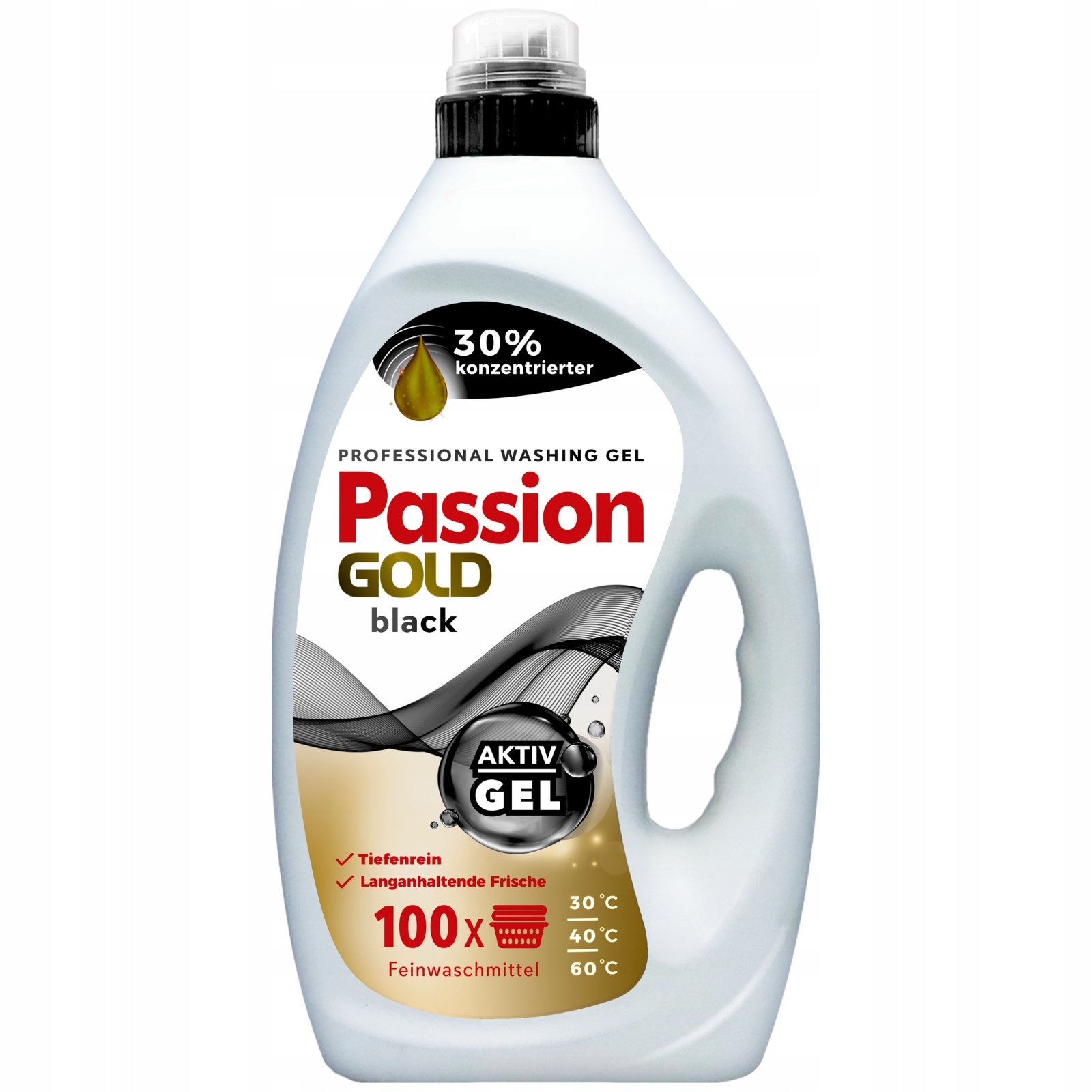 PASSION GOLD Professional Żel do prania ubrań czarnych i ciemnych 4000 ml – Skuteczność i świeżość w każdym praniu