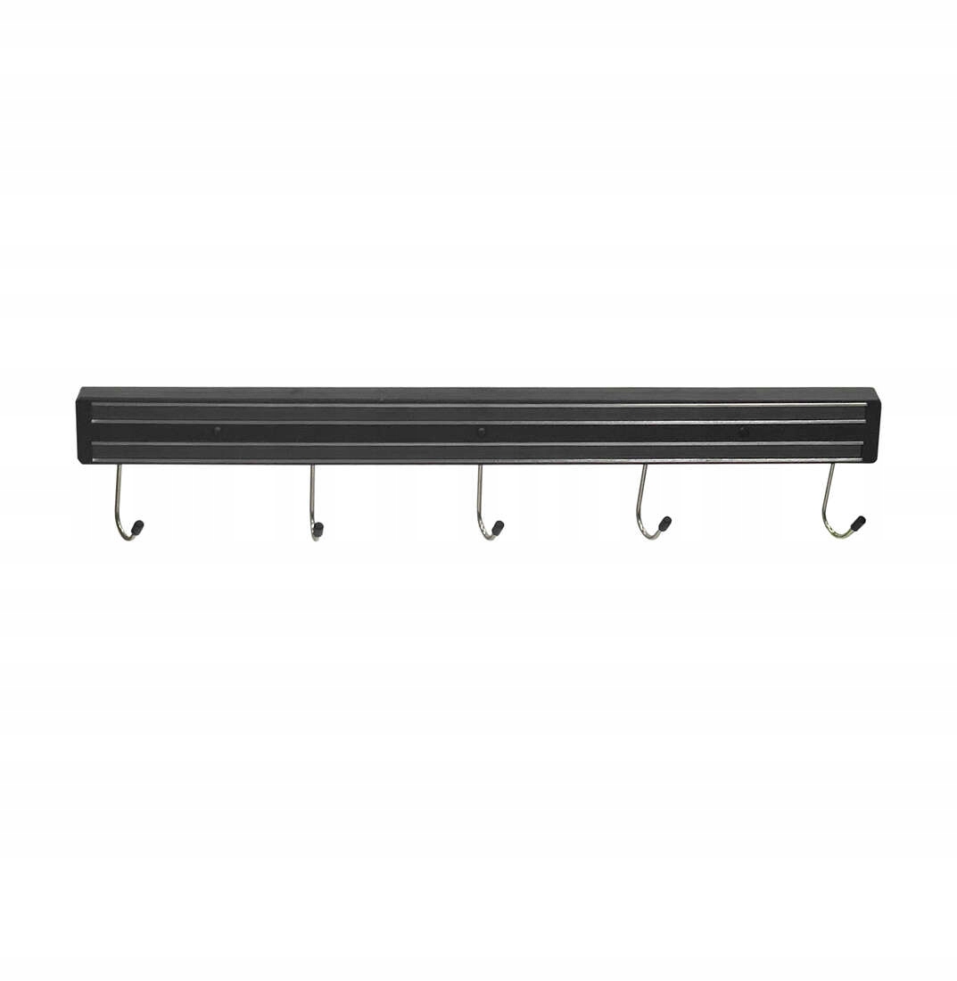 Listwa magnetyczna z haczykami TECHNICA, 470x42 mm – Idealne rozwiązanie do organizacji przestrzeni