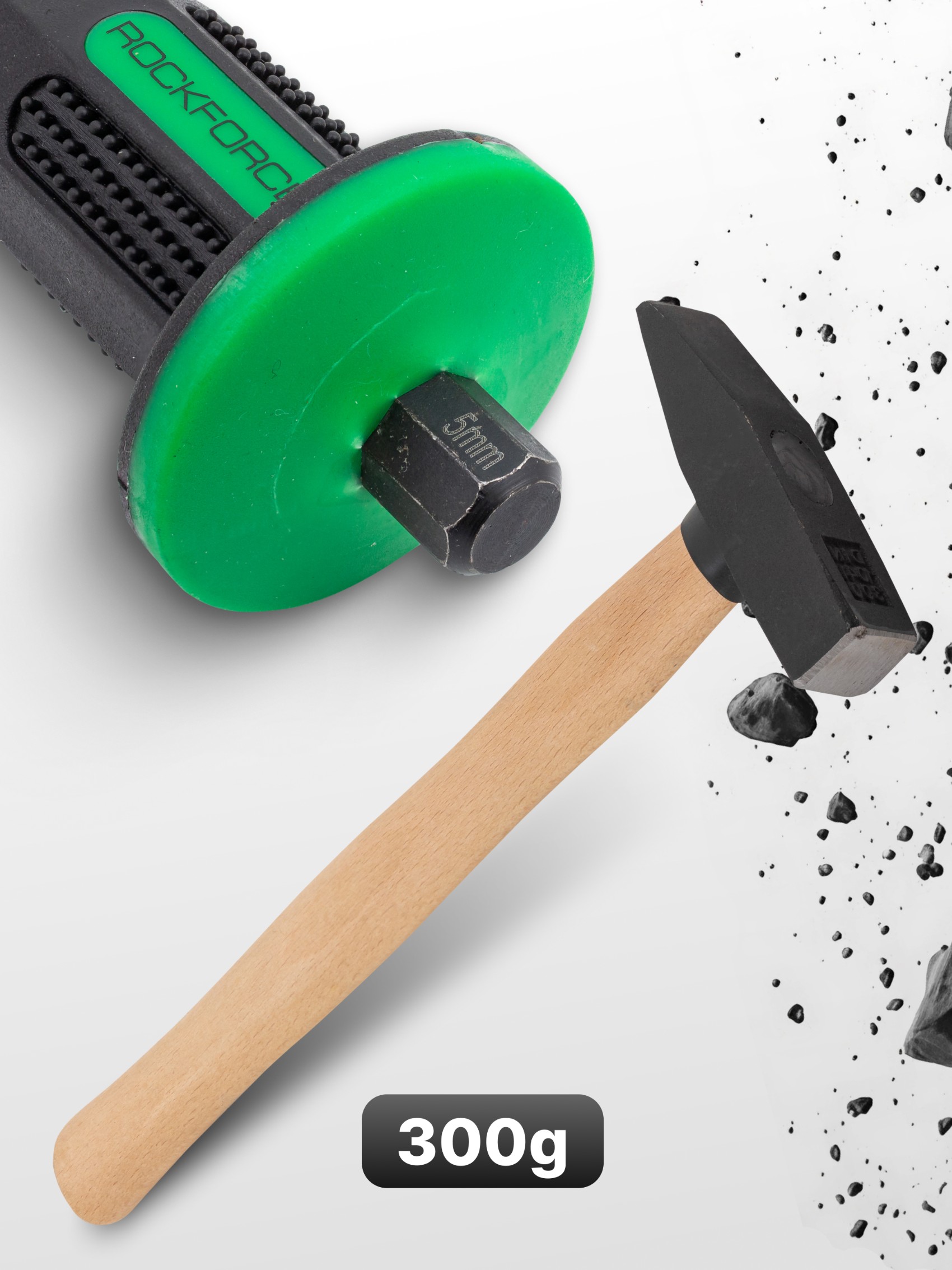 ROCKFORCE precyzyjny zestaw DŁUT i wybijaków 21 ELEMENTÓW – Niezawodność w każdym warsztacie