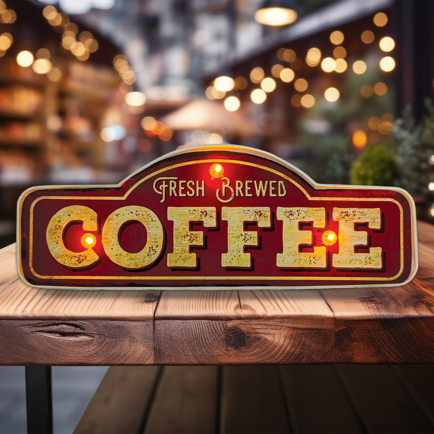 Akcent retro idealny do kuchni i kawiarni