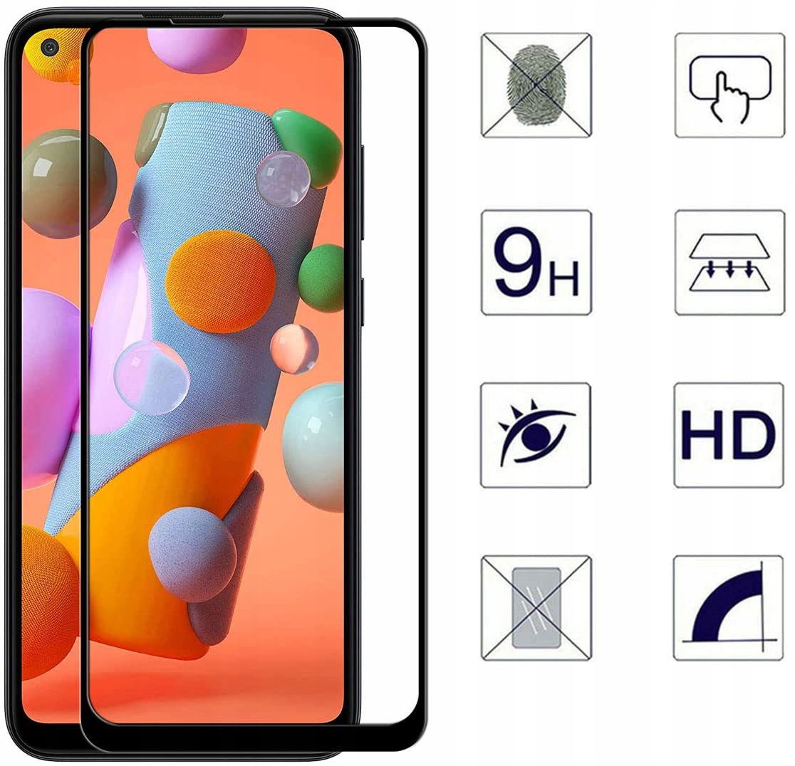 Szkło Hartowane Pełne do Samsung Galaxy A11 / M11 Rodzaj szkło hartowane