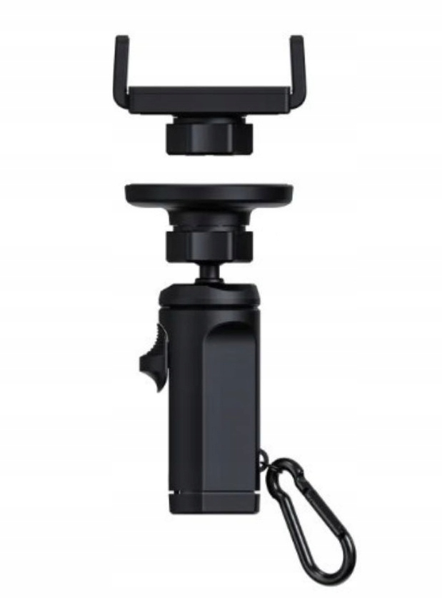 Kompaktowy design z karabińczykiem do łatwego transportu