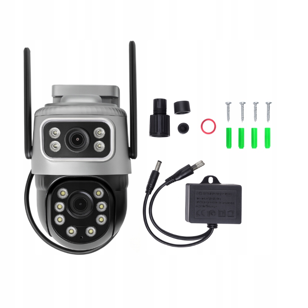 Tryb Nocny z Diodami IR i Białymi LED