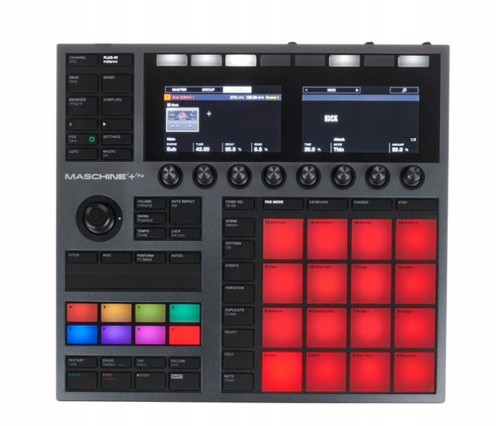 Native Instruments Maschine+ – Samodzielny groovebox do tworzenia muzyki