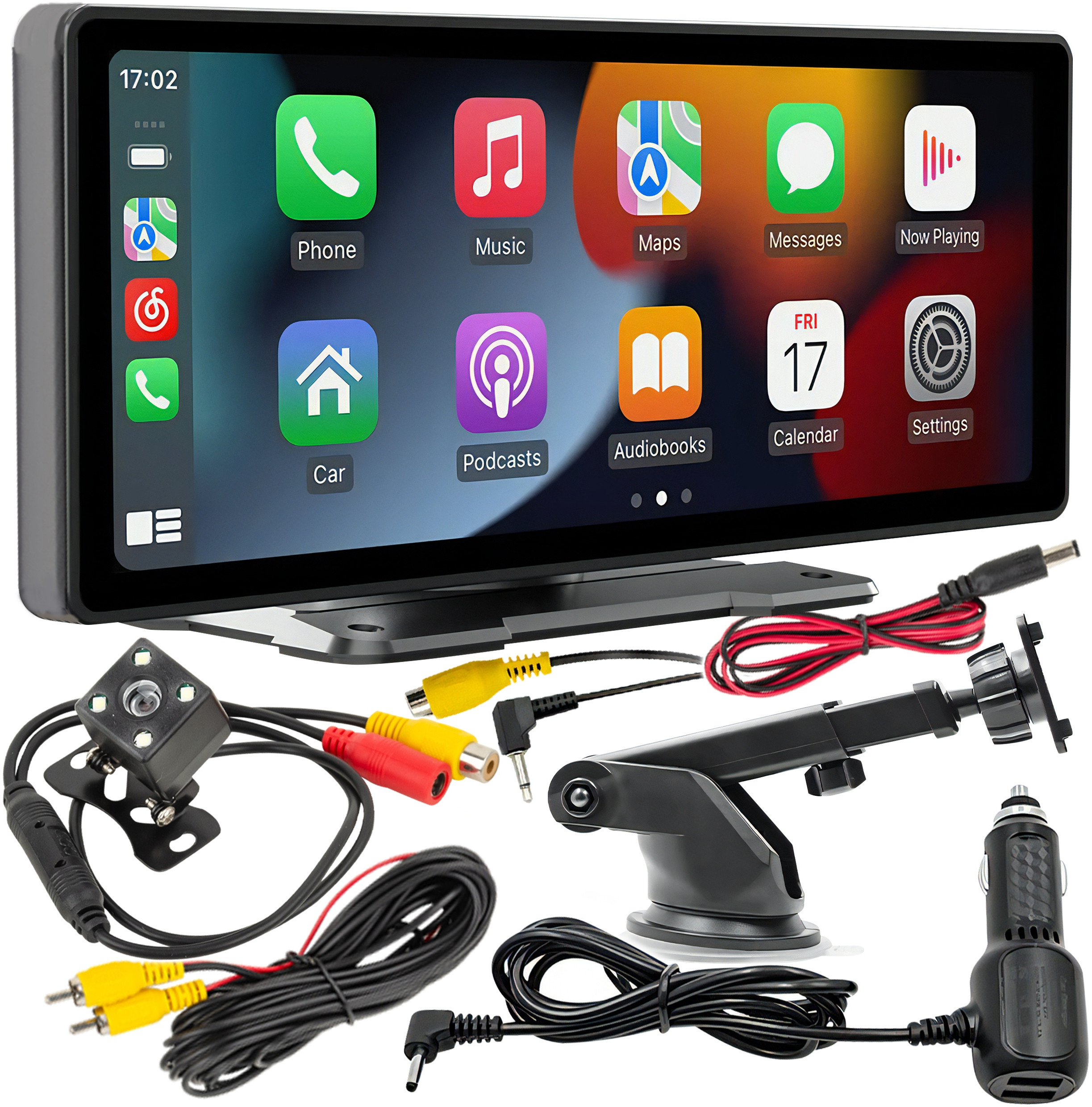 Radio Samochodowe Bluetooth Android Dotykowy Wyświetlacz 9,3