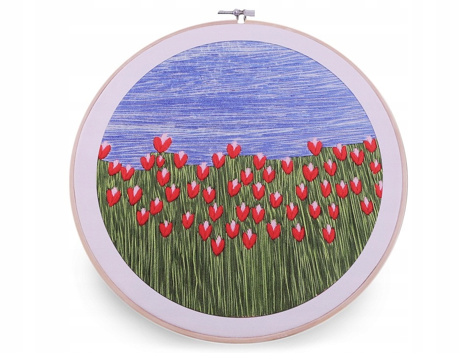 Piękny obrazek z krajobrazem do wyszywania