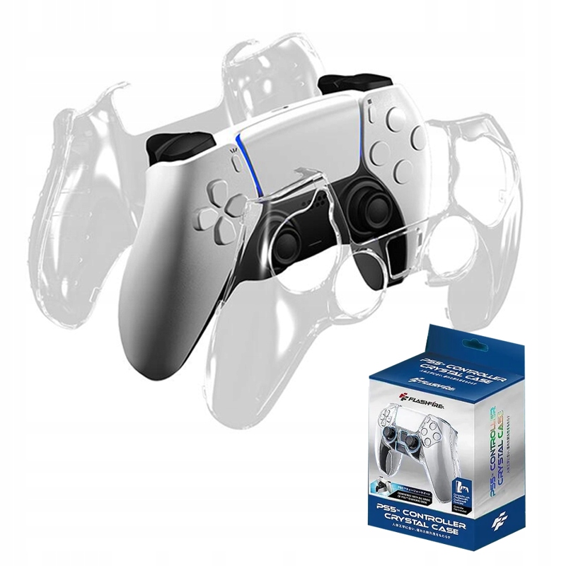 FLASHFIRE ETUI na kontroler PS5 CRYSTAL CASE P801 – Ochrona i styl dla Twojego kontrolera