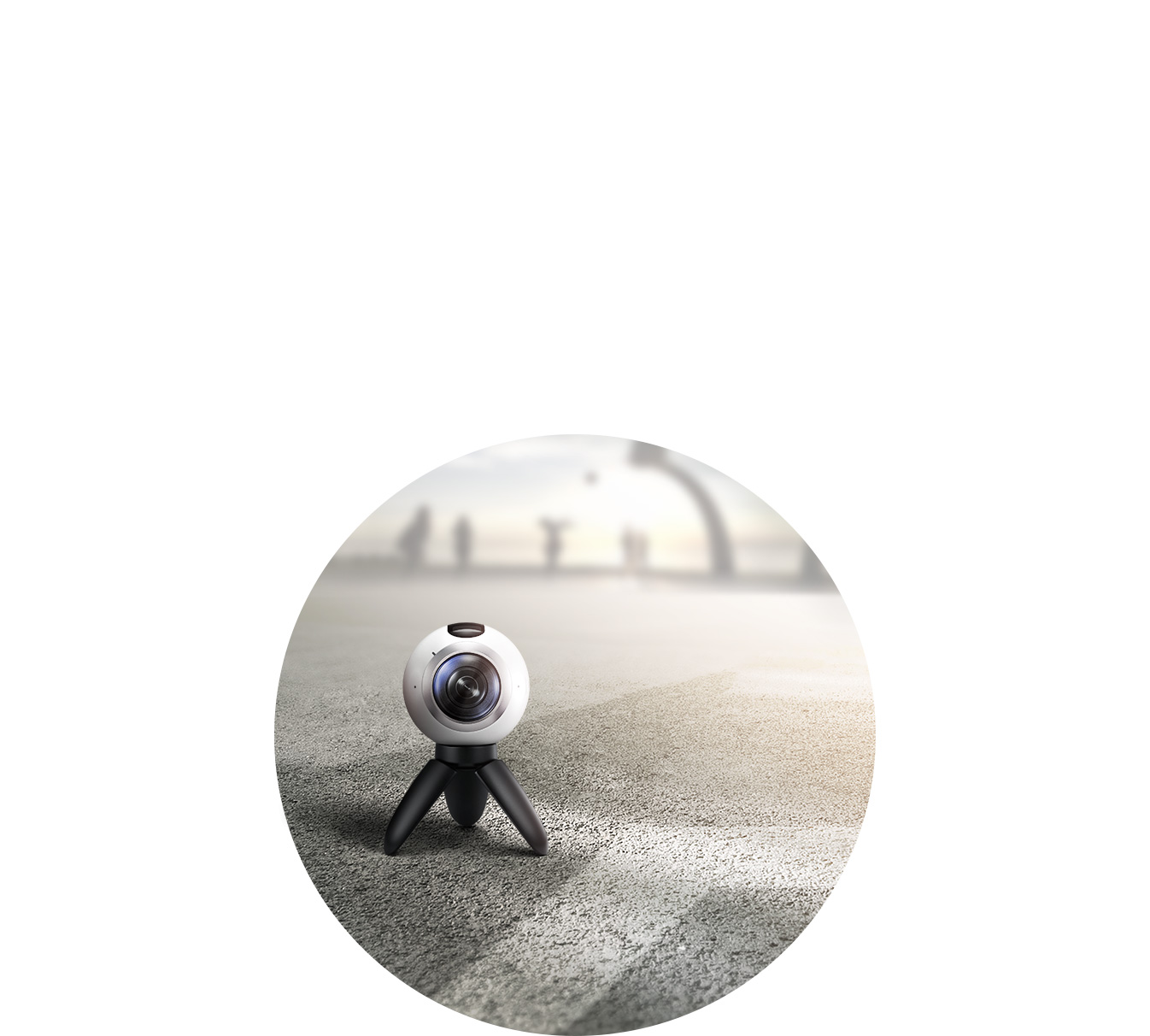 Gear 360 na statywie