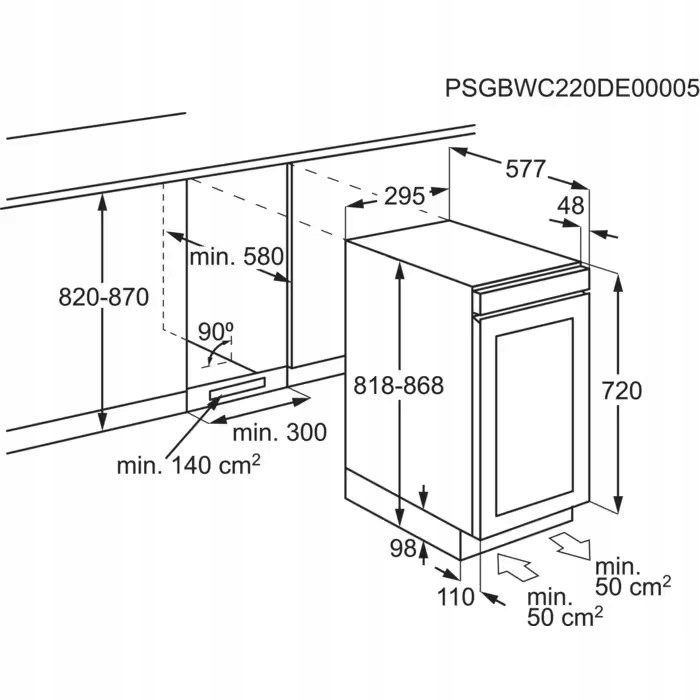 Wysoka pojemność – pomieści do 18 butelek