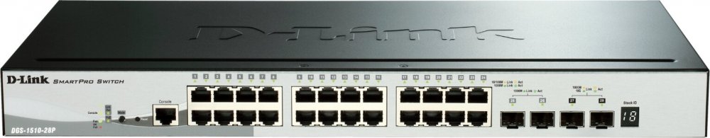 DGS-1510-28P – Wydajny przełącznik PoE dla Twojej sieci