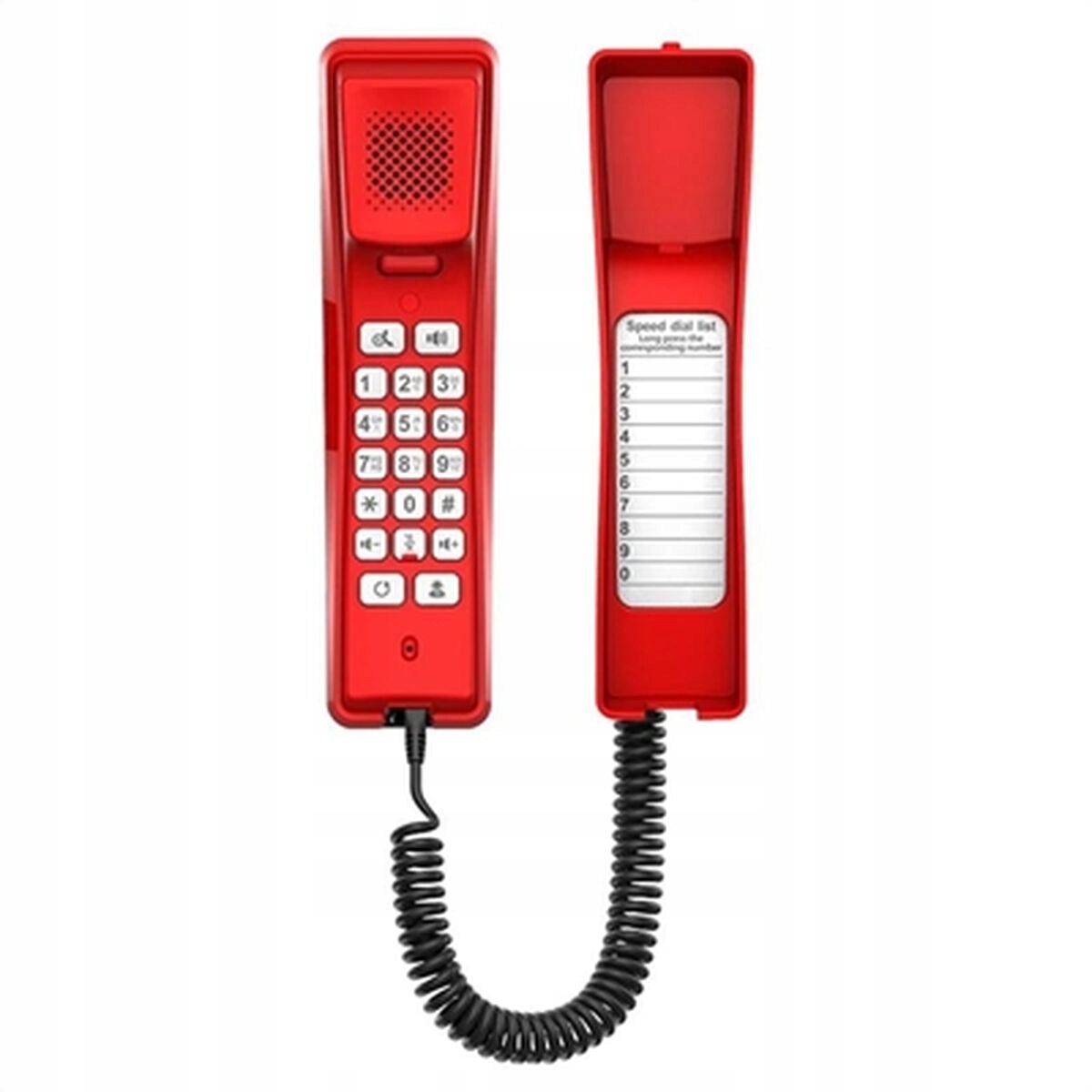 Telefon Fanvil H2U-R – Nowoczesny telefon IP w kolorze czerwonym
