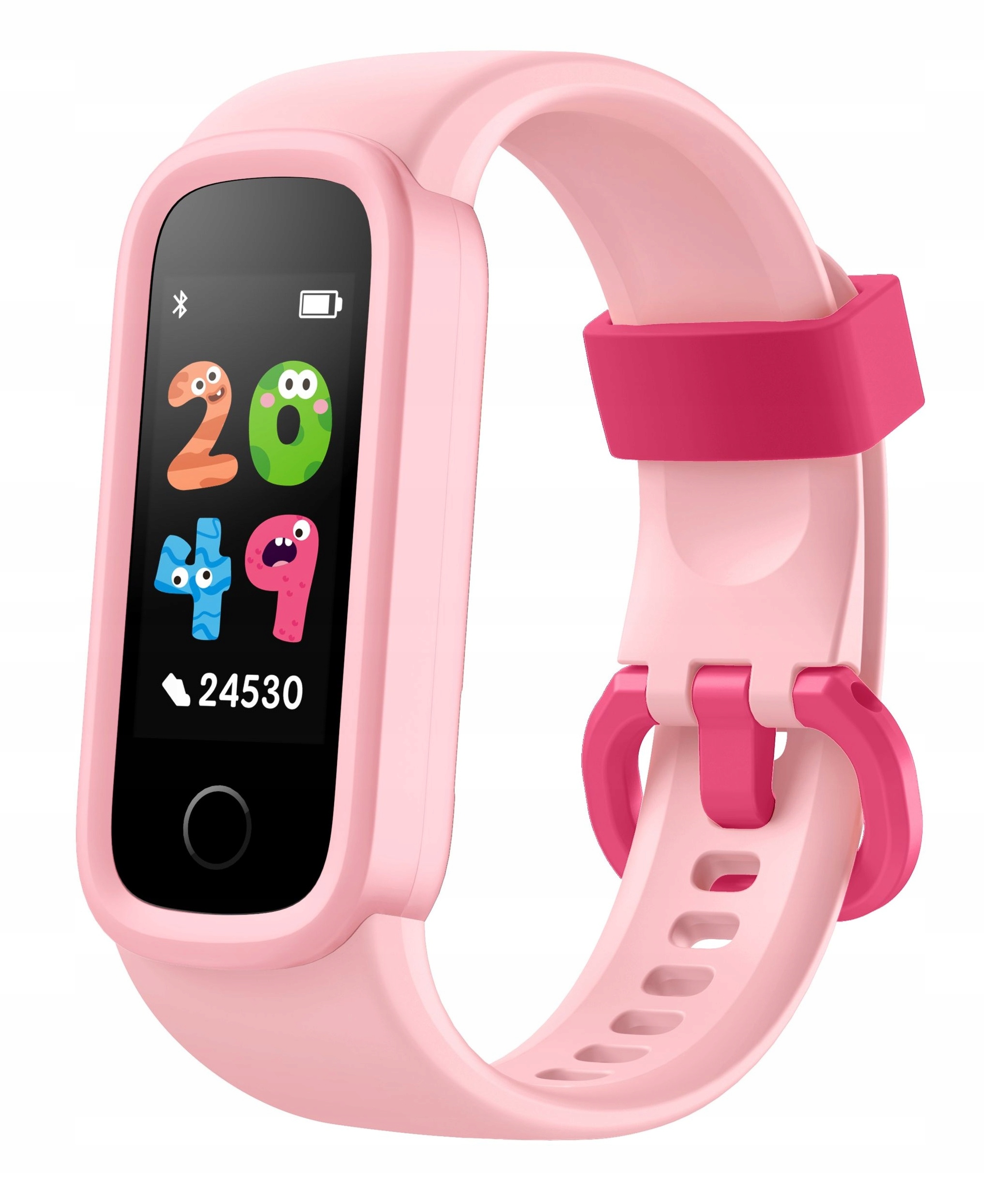 SmartBand Zegarek Wodoodporny Opaska dla Dzieci KR01 Różowy – Idealny towarzysz aktywności