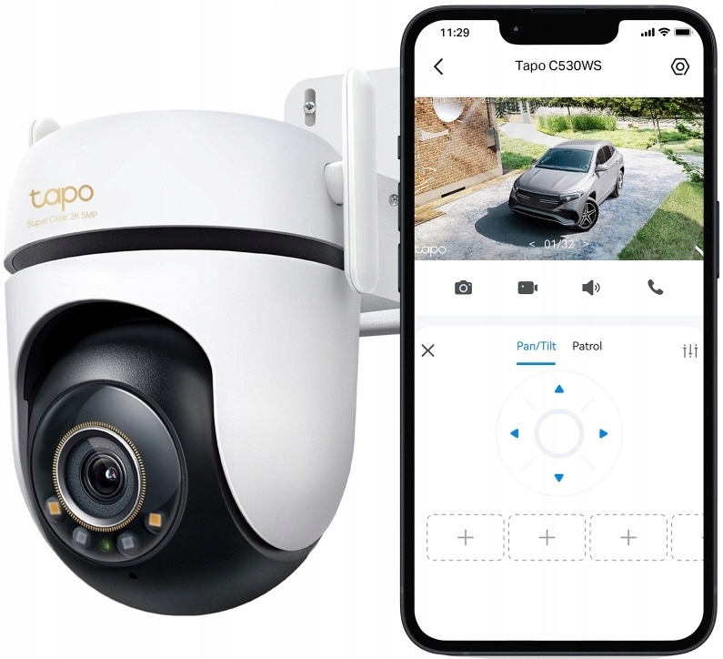 Kamera WRL PAN/TILT TP-LINK Tapo C530WS – Bezpieczeństwo na wyciągnięcie ręki
