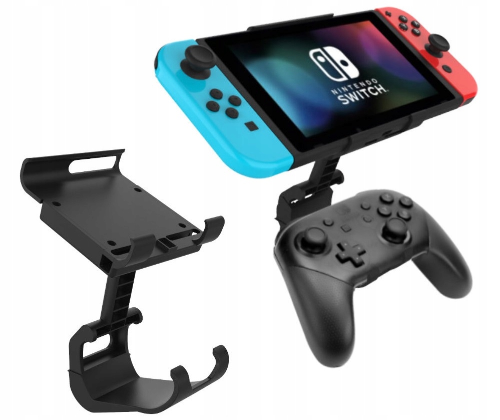 Uchwyt Podstawka Na Konsolę Nintendo Switch / Oled / Lite Do Pada Pad Switch Pro / Ns185 – Komfortowe granie w każdej sytuacji