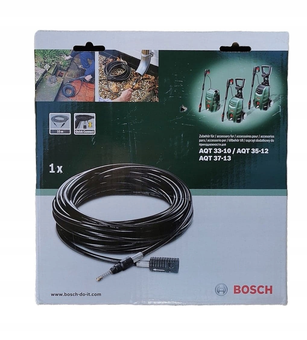 Wycior wąż AQT BOSCH 10 m – Skuteczne czyszczenie rur i odpływów