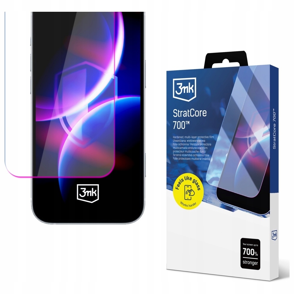 Folia wielowarstwowa 3MK StratCore700 do Apple iPhone 15 Pro – Ochrona na najwyższym poziomie