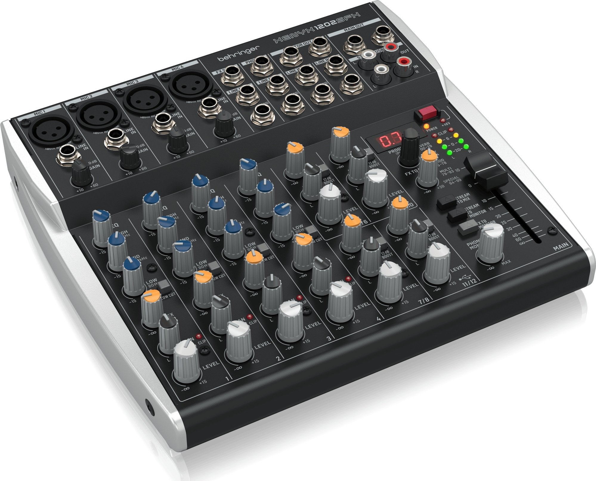 Behringer XENYX 1202SFX – Kompaktowy mikser audio do transmisji strumieniowej