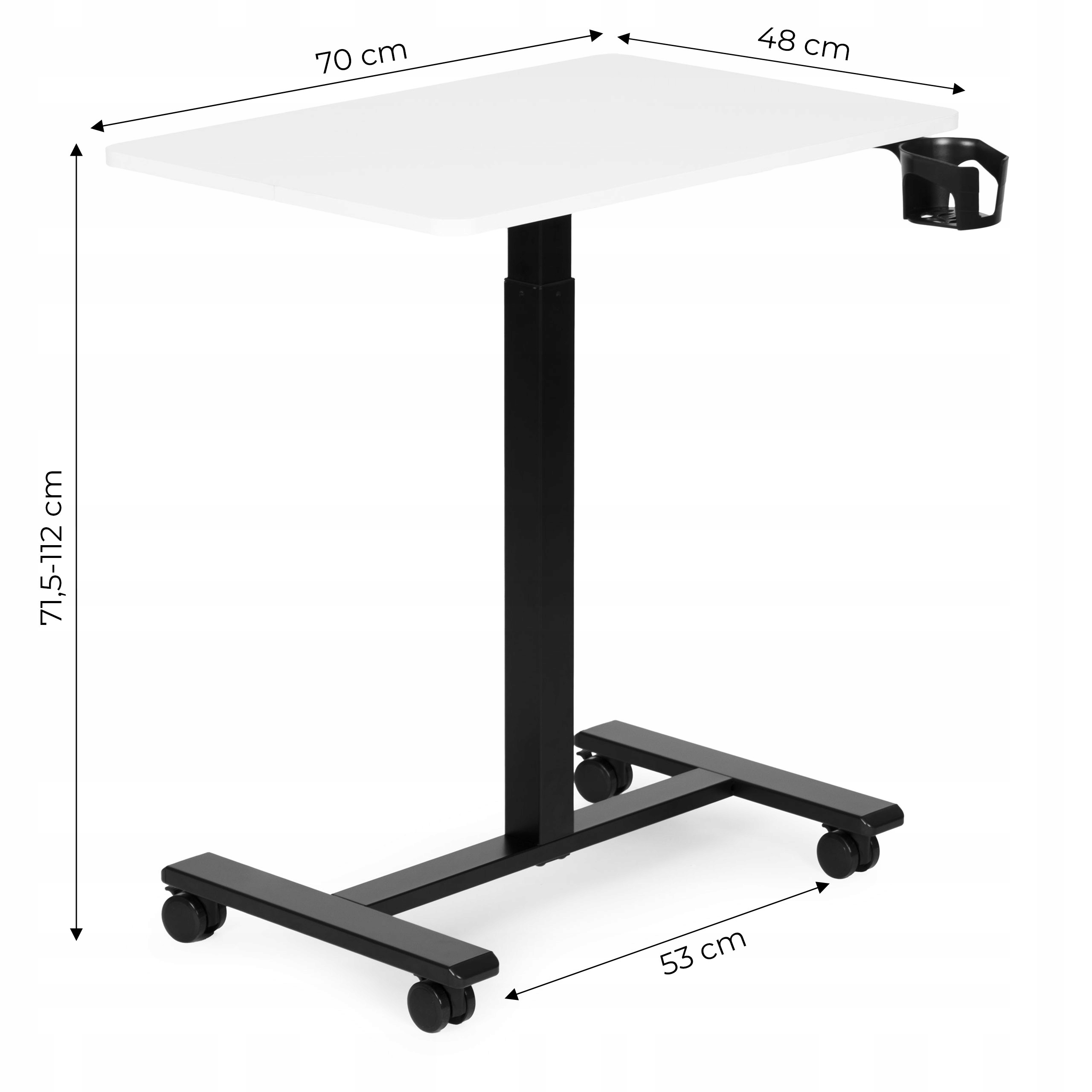 Wymiary i specyfikacja biurka ModernHome