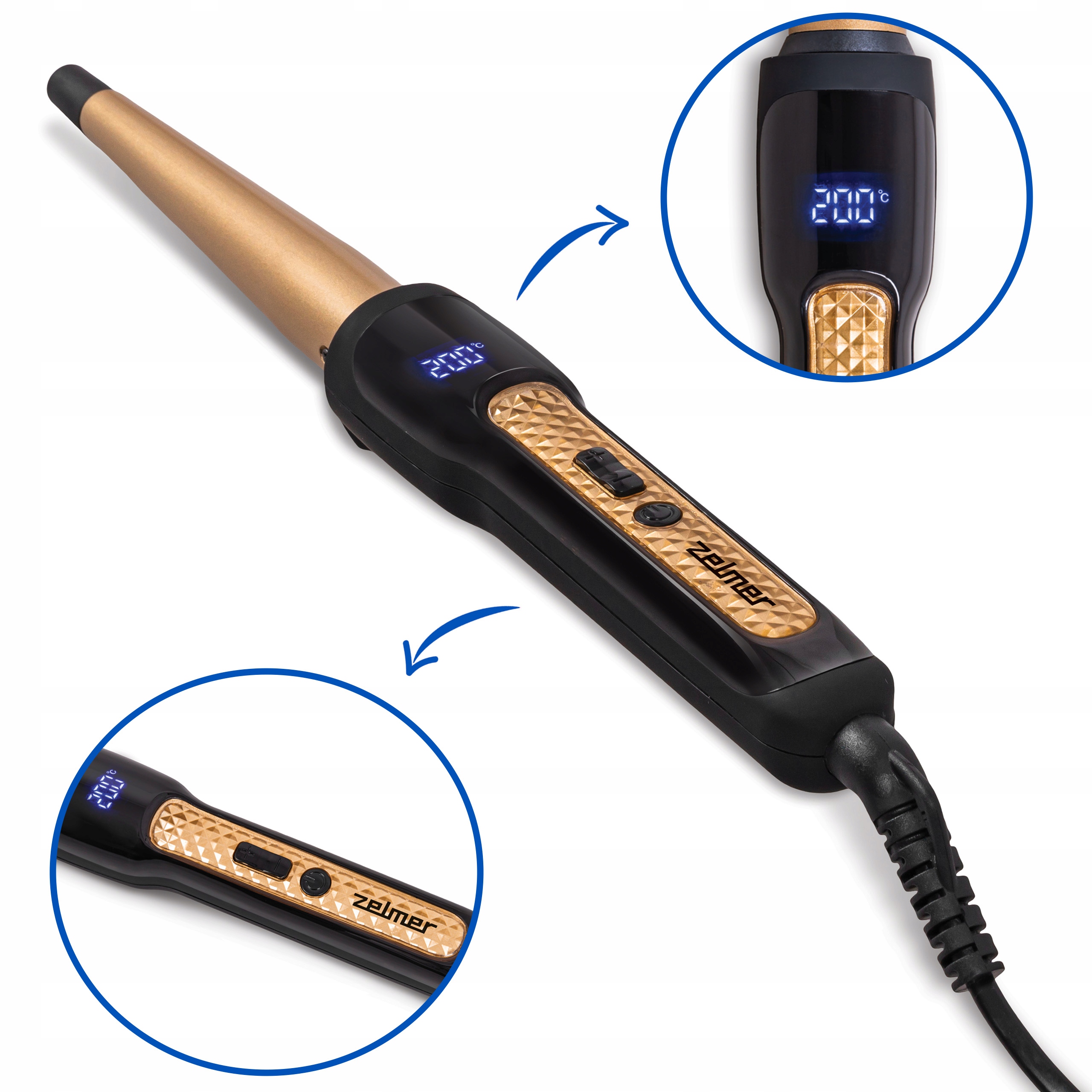 Intuicyjny wyświetlacz LED – pełna kontrola nad temperaturą