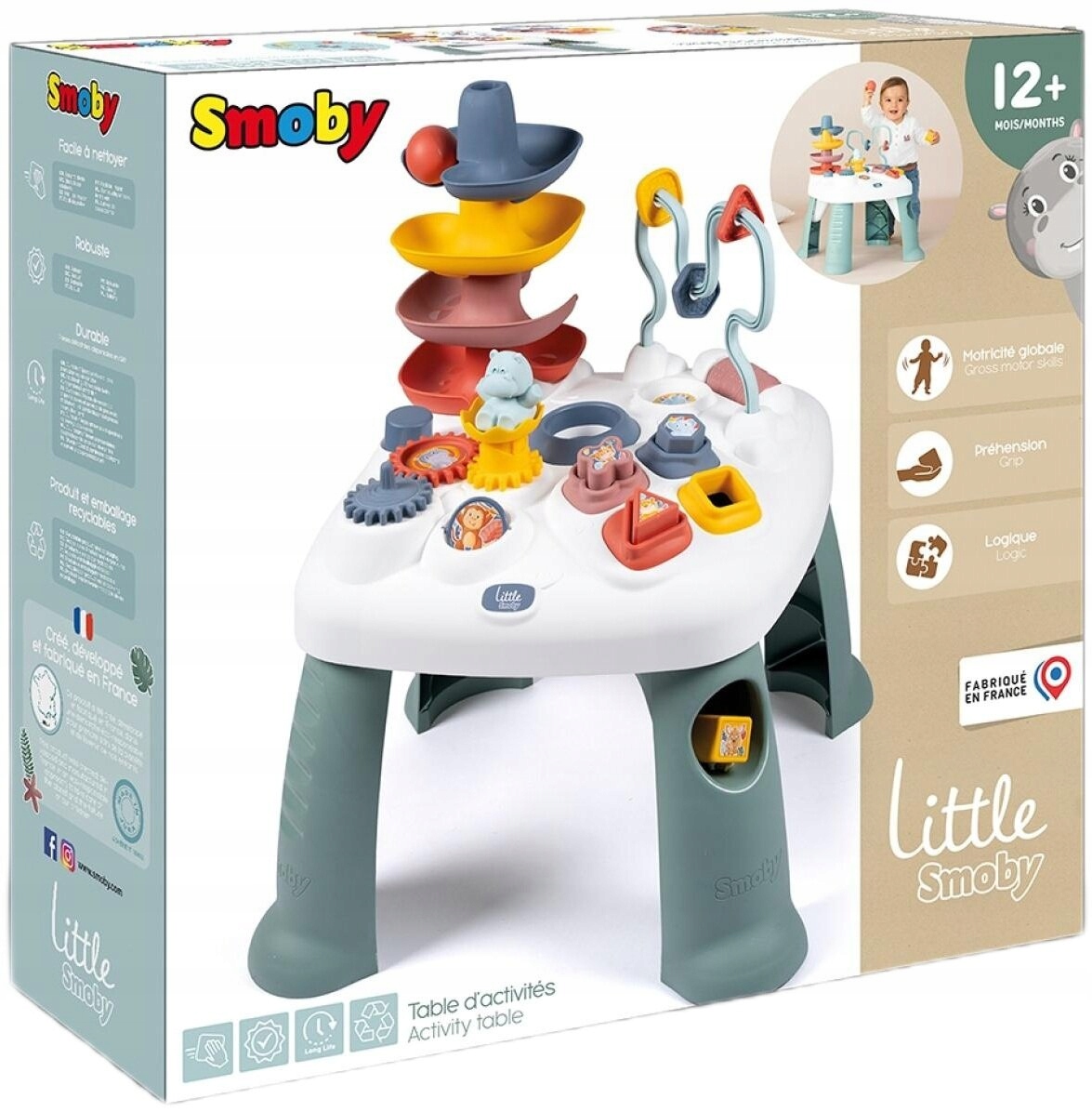 Wymiary i waga stolika Little Smoby