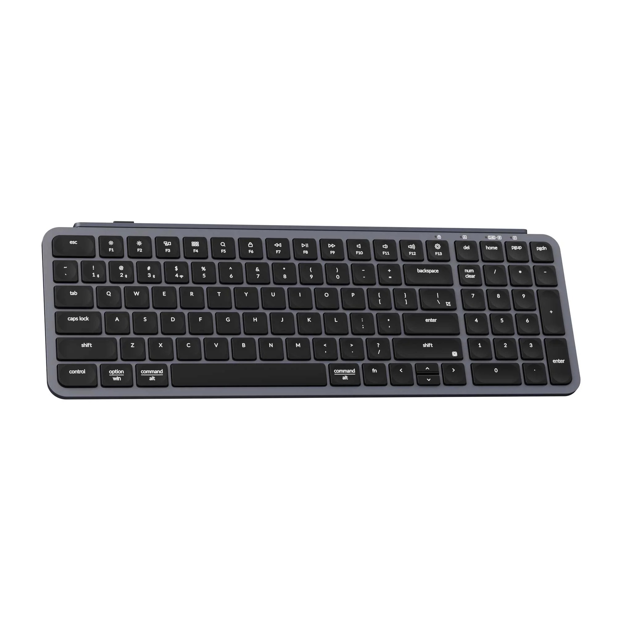 Keychron B2 Pro Wireless (B2P-K1) – Ultra Niskoprofilowa Klawiatura Membranowa w Kosmicznej Szarości