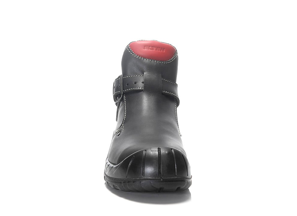 Doskonała przyczepność – Grubo rzeźbiona podeszwa GUMOWA/PU SAFETY-GRIP