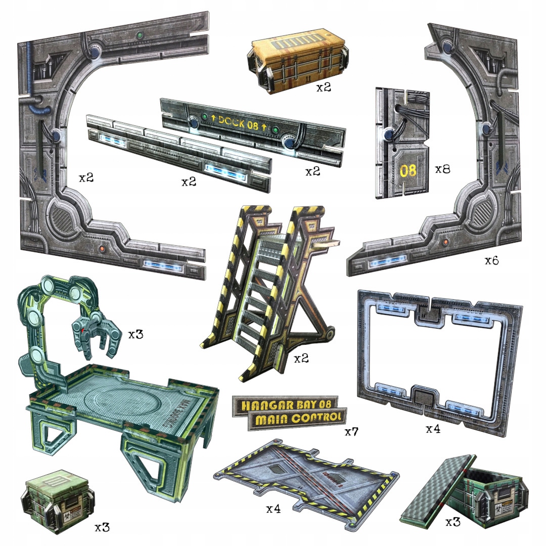 Zawartość zestawu – Wszystko, co potrzebne do budowy hangaru