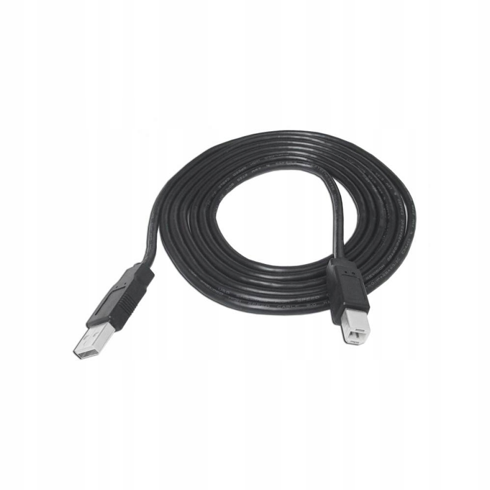 Kabel do drukarki USB A - USB B 3m czarny TFO Supplies Line – Idealne połączenie dla Twojego sprzętu