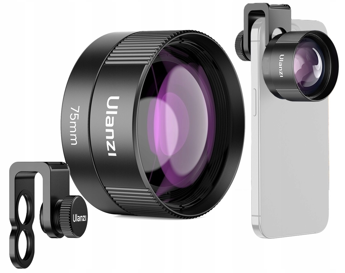 Ulanzi Prof. Obiektyw 75mm Makro Macro Do Telefonu Smartfona – Odkryj świat detali