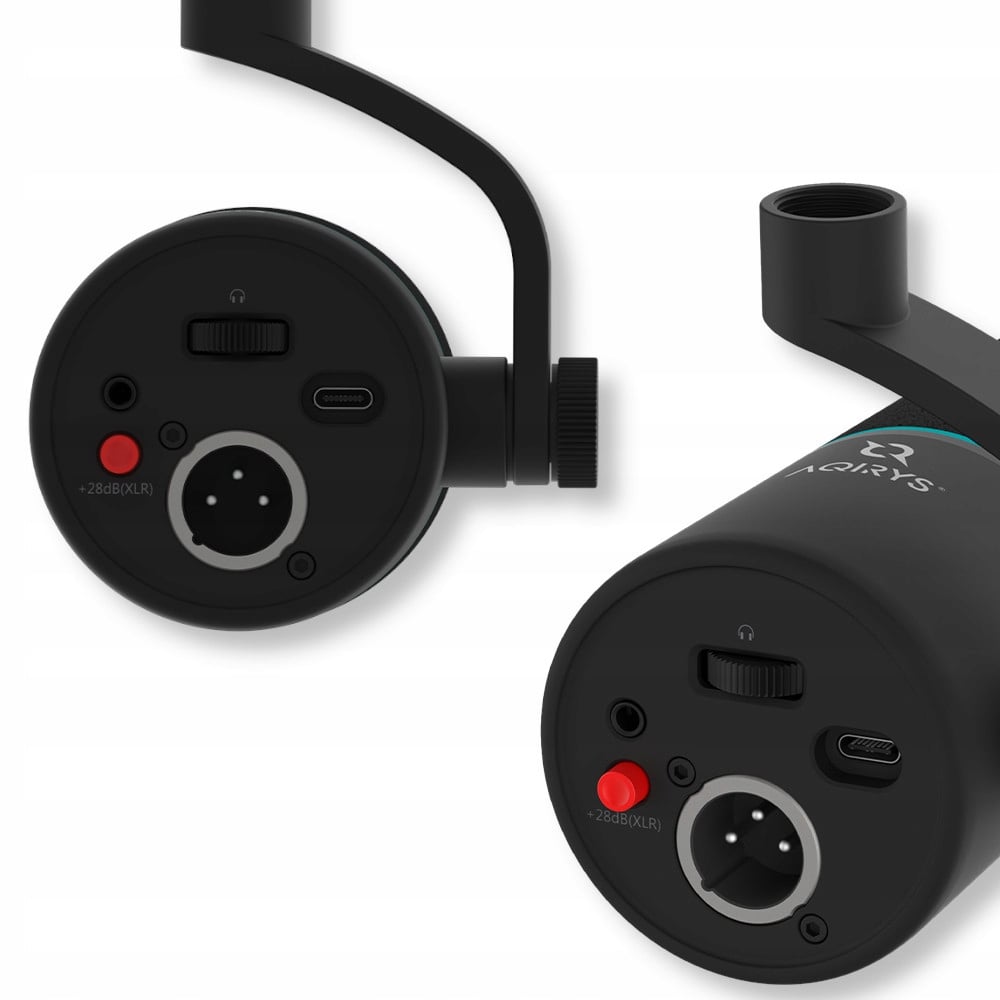 AQIRYS Mikrofon przewodowy MAGELAN black – Profesjonalne brzmienie dla twórców