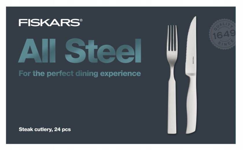 Zestaw Narzędzi do Steków All Steel 24 Szt. – Elegancja i Funkcjonalność w Twojej Kuchni
