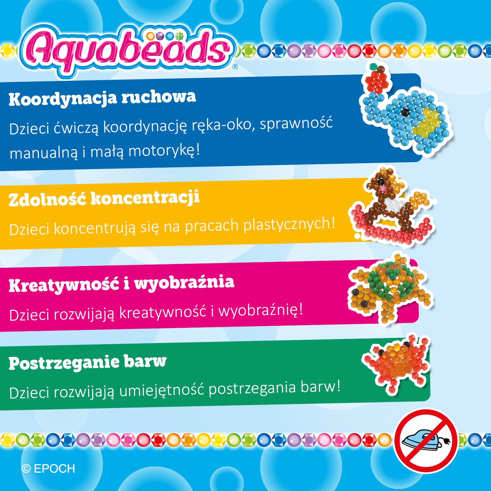 Kreatywna zabawa z koralikami Aquabeads