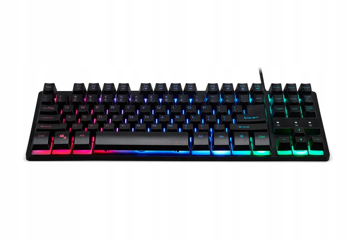 Typ klawiatury: Membranowa z podświetleniem RGB