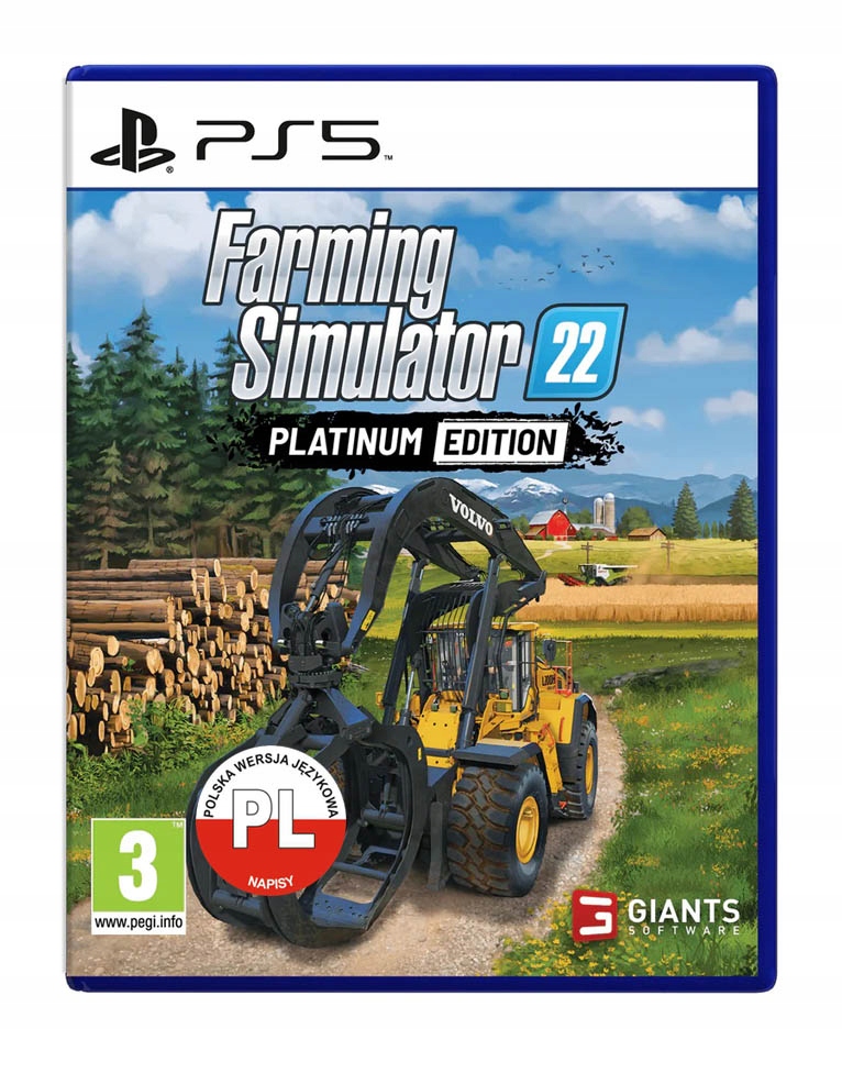 Farming Simulator 22 Platinum Edition PL/ENG (PS5) – Najlepszy symulator rolnictwa