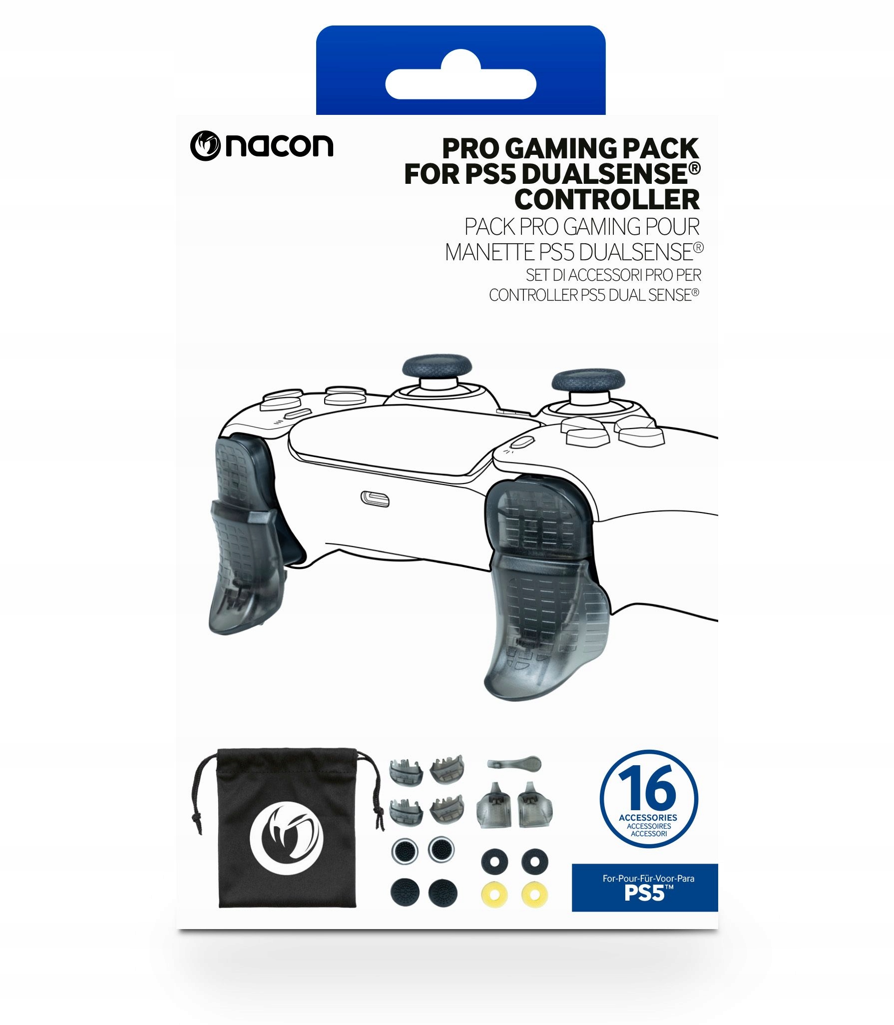 NACON PS5 Zestaw Pro Gaming Pack do DualSense – Ulepsz swoją grę