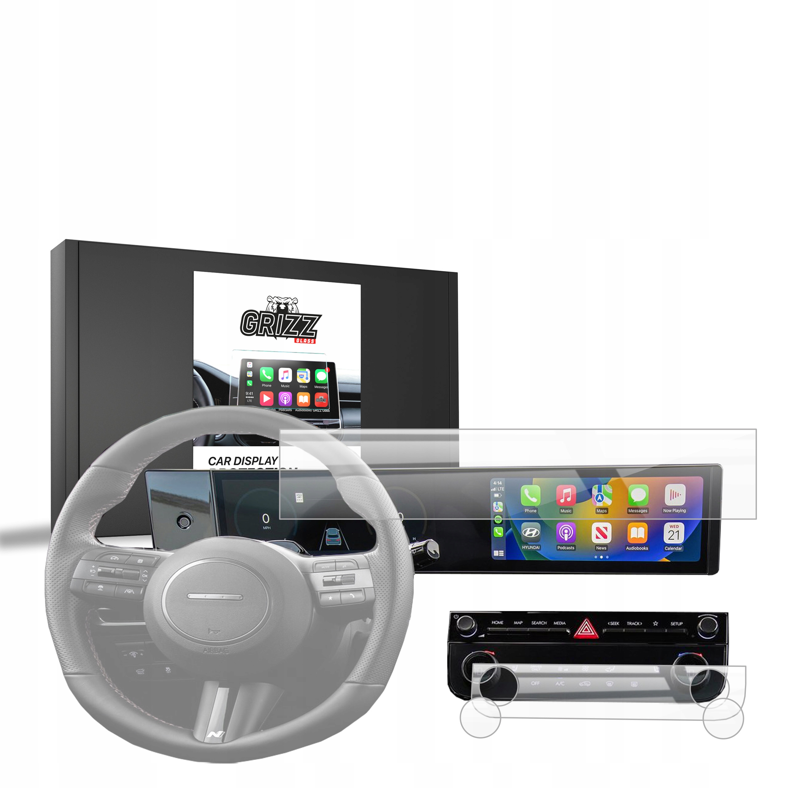 Folia ceramiczna GrizzGlass CarDisplay Protection Hyundai Tucson 12,3
