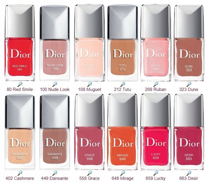 Gama kolorów Dior Vernis - Odcienie dla każdej okazji