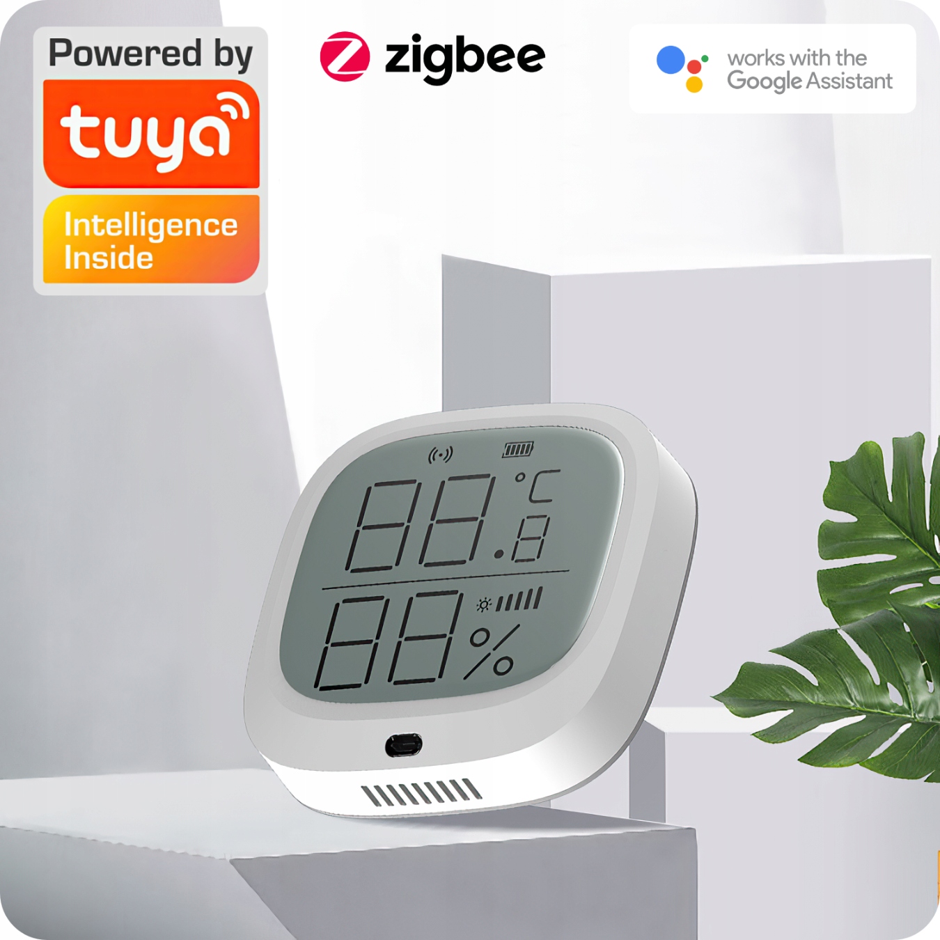 Czujnik temperatury i wilgotności Tuya / Zigbee z luksomierzem – Inteligentne rozwiązanie dla Twojego domu