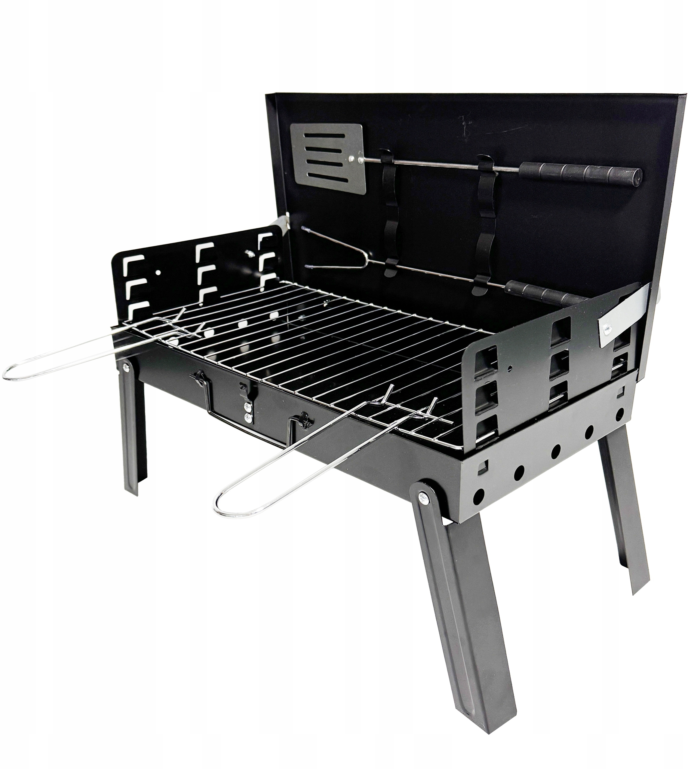 Grill węglowy turystyczny mini przenośny składany walizka – idealny towarzysz grillowania