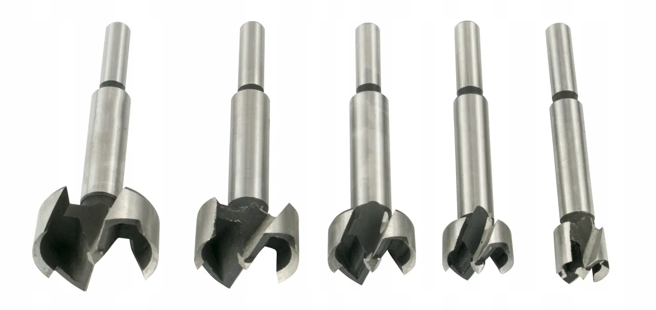 Komplet Frezów do Drewna 5 szt. (15-35 mm) [EXPERT] – Idealne narzędzia do precyzyjnej obróbki