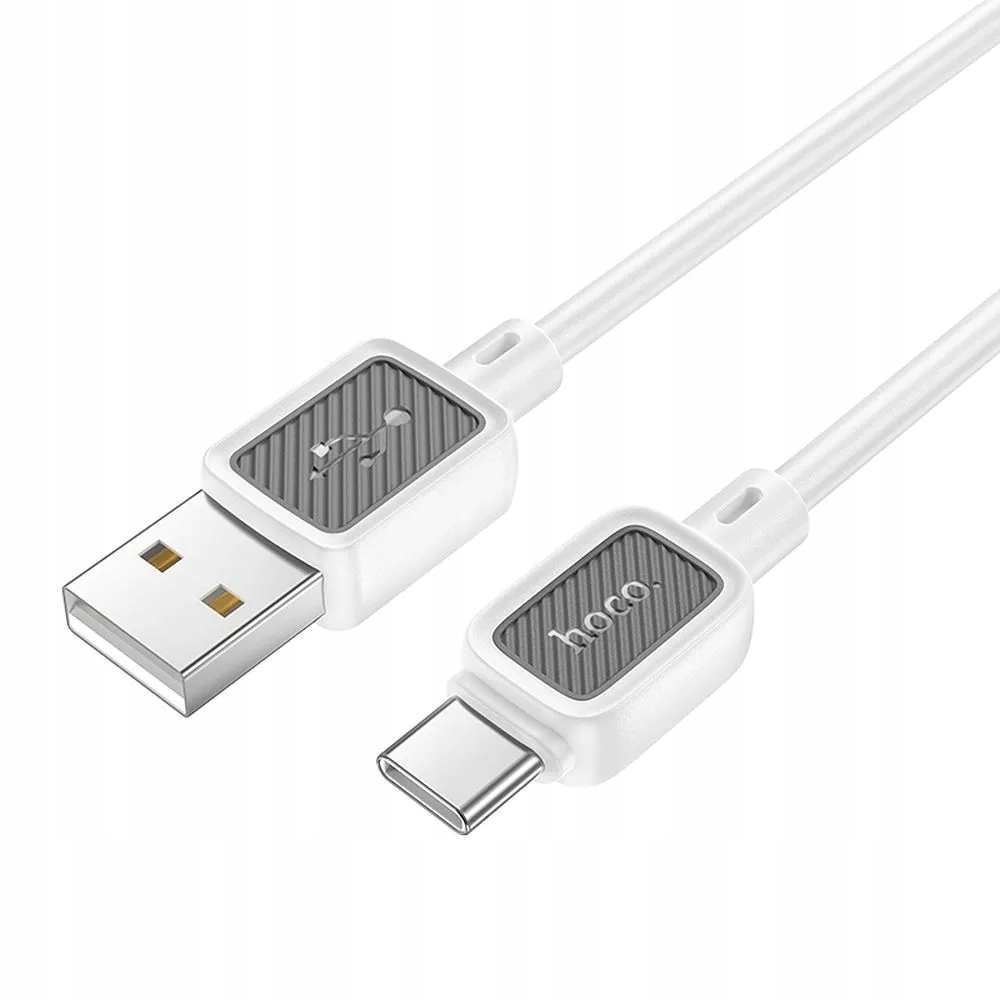 Kabel HOCO USB A do Typ C 3A X108 1 m biały – Wydajne ładowanie i przesył danych