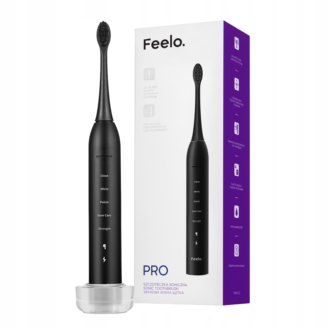 Innowacyjna technologia w szczoteczce sonicznej Feelo Pro