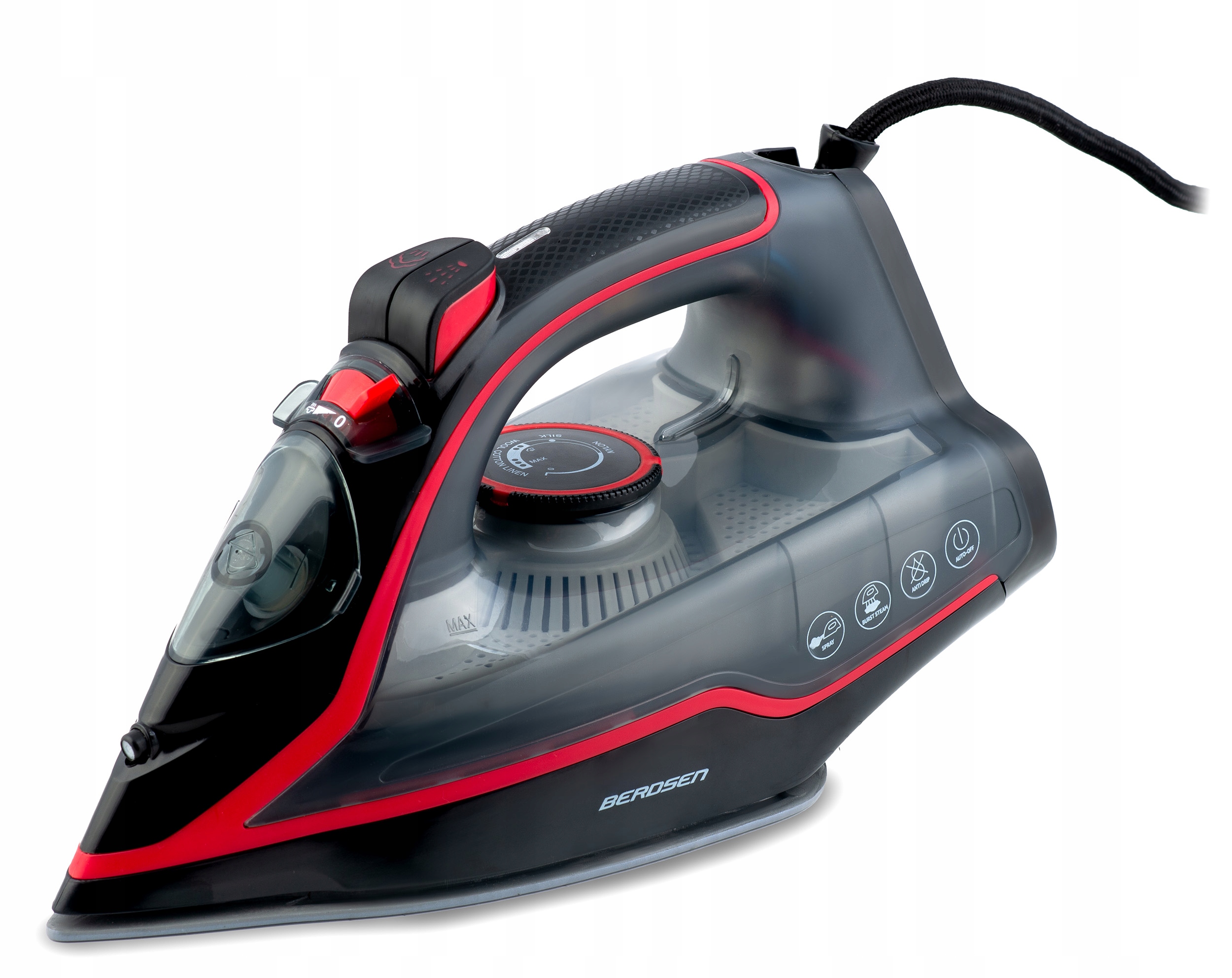Żelazko parowe 2600W Berdsen BD-331 – Twój niezawodny pomocnik w prasowaniu