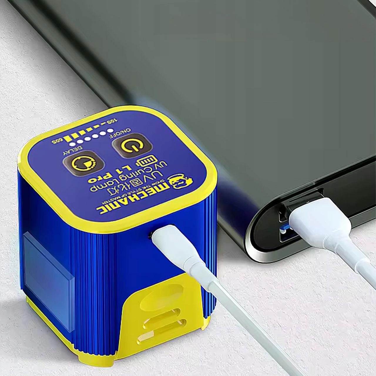 Wydajne zasilanie USB-C i czas pracy do 40 minut