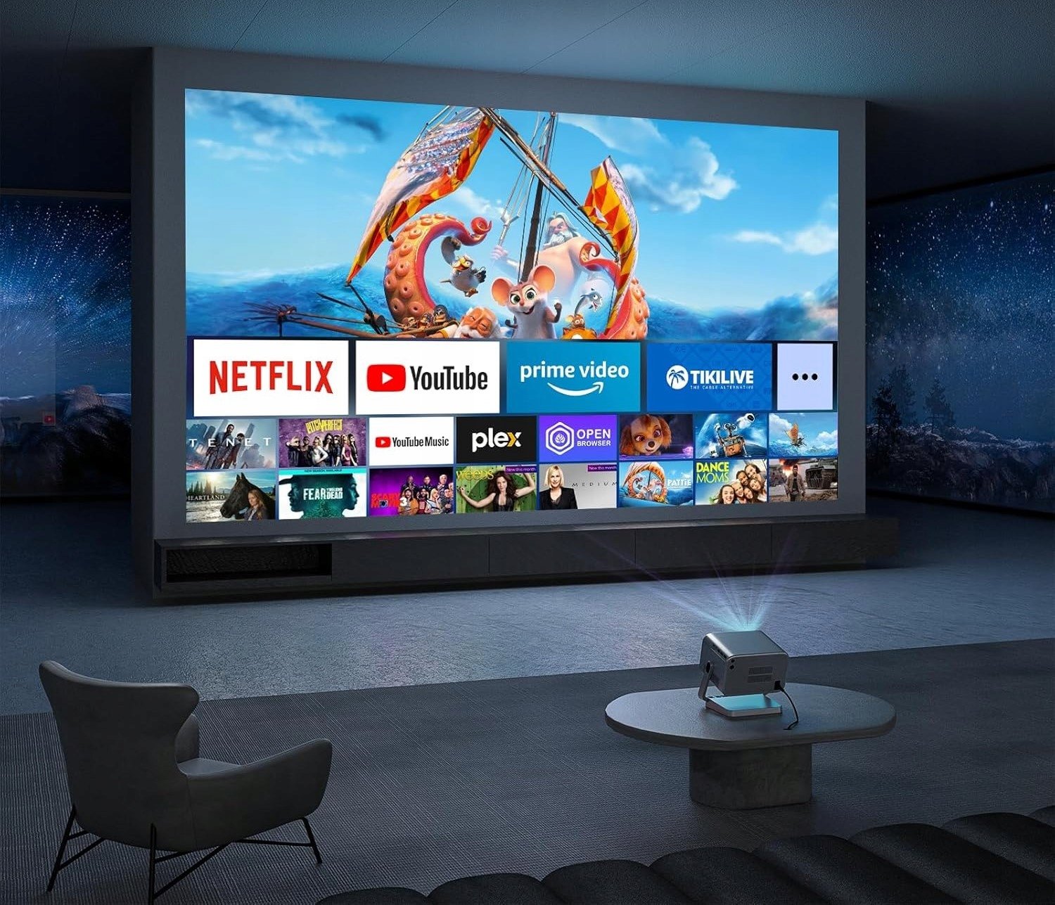 Wbudowany system operacyjny Linux z dostępem do Netflix