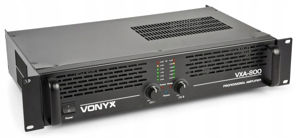 Wzmacniacz 2x 300W 8 Ohm VXA-800 II Vonyx – Potężna moc dla Twojego dźwięku