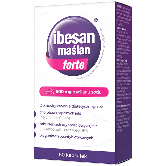 Wskazania do stosowania – Jak Ibesan Maślan Forte wspiera układ pokarmowy