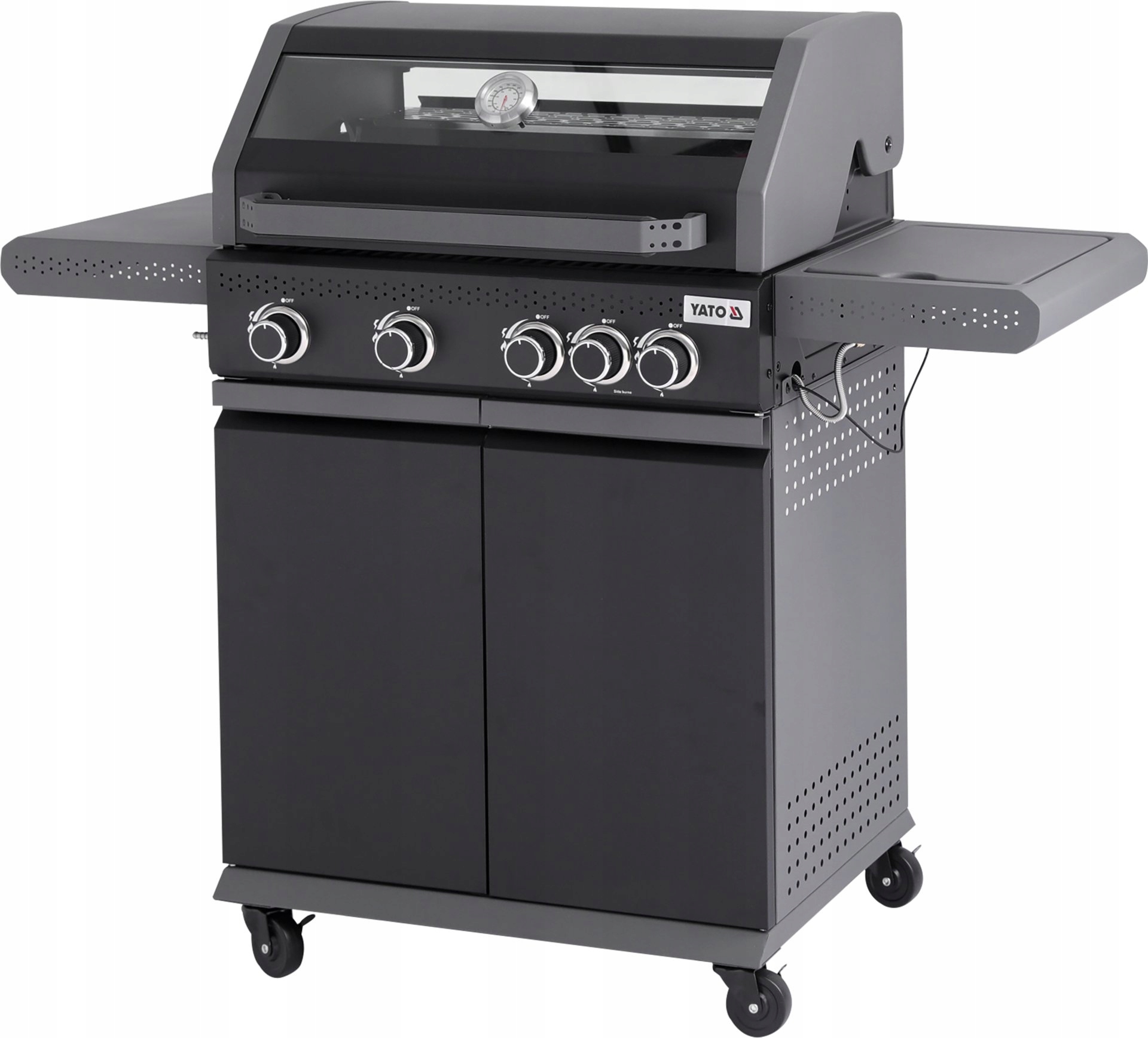 YG.GAS GRILL 4+1 14,5 kW z szybą – Idealny grill gazowy do Twojego ogrodu